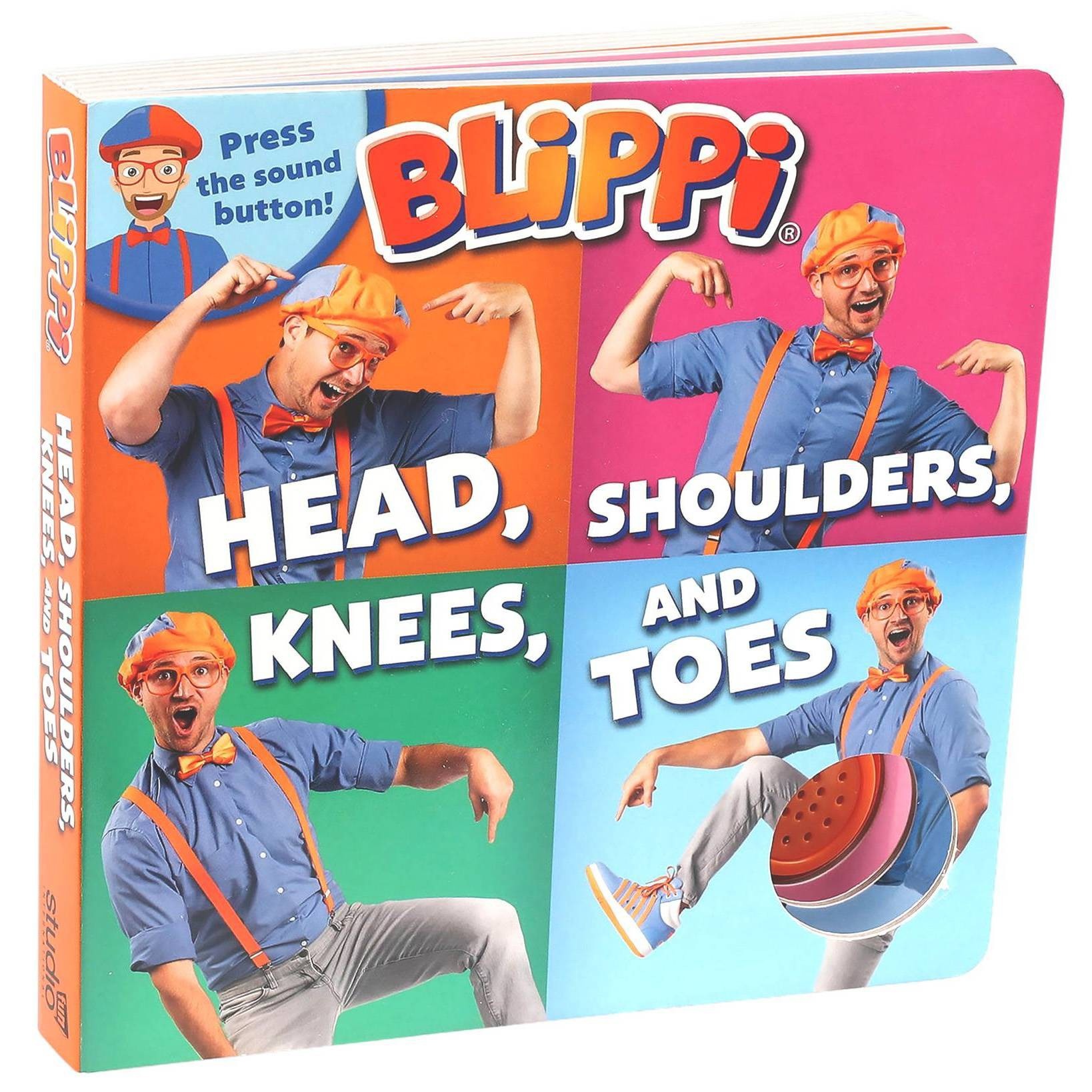 slide 1 of 5, Studio Fun Blippi: Head, Shoulders, Knees, and Toes - (Board Book), 1 ct
