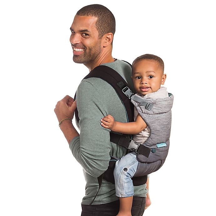 slide 5 of 6, Infantino Go Forward Evolved Ergonomic Carrier - Grey, 1 ct