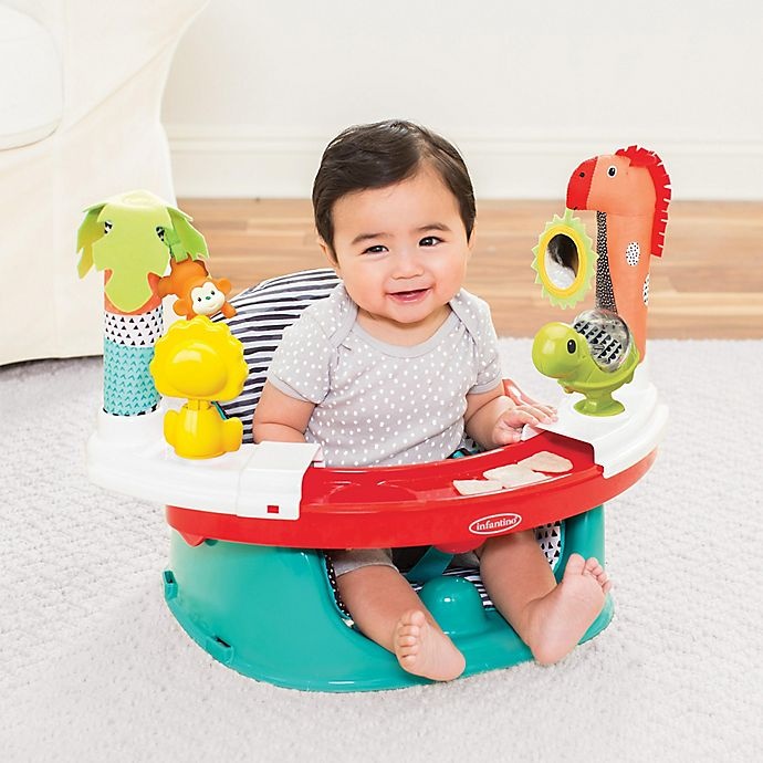 slide 3 of 8, Infantino Grow-with-Me Discovery Gym Floor Seat, 1 ct