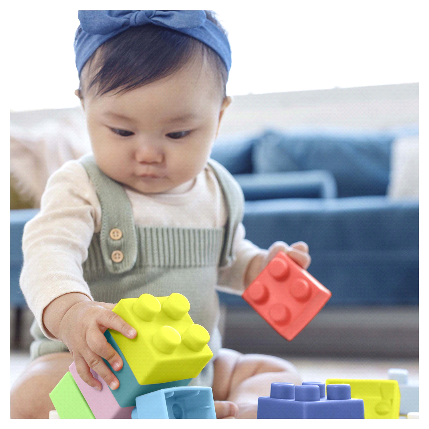 slide 2 of 2, Infantino Super Soft Building Blocks 1 ea, 1 ct