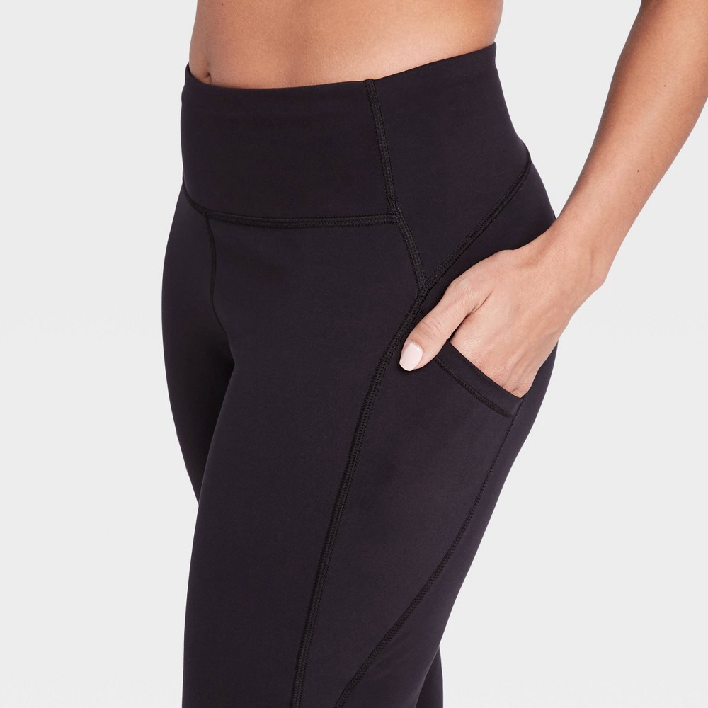 Women's Contour Curvy High-Rise Leggings with Power Waist All in Motion  Black XS