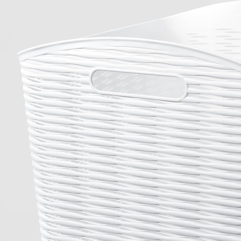 slide 3 of 3, Wave XL Curved Storage Bin White - Brightroom™, 1 ct