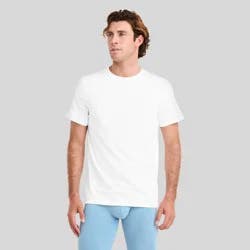Jockey Generation™ Men's 100% Cotton Crew Neck 3pk Undershirt - White XXL: Moisture Wicking
