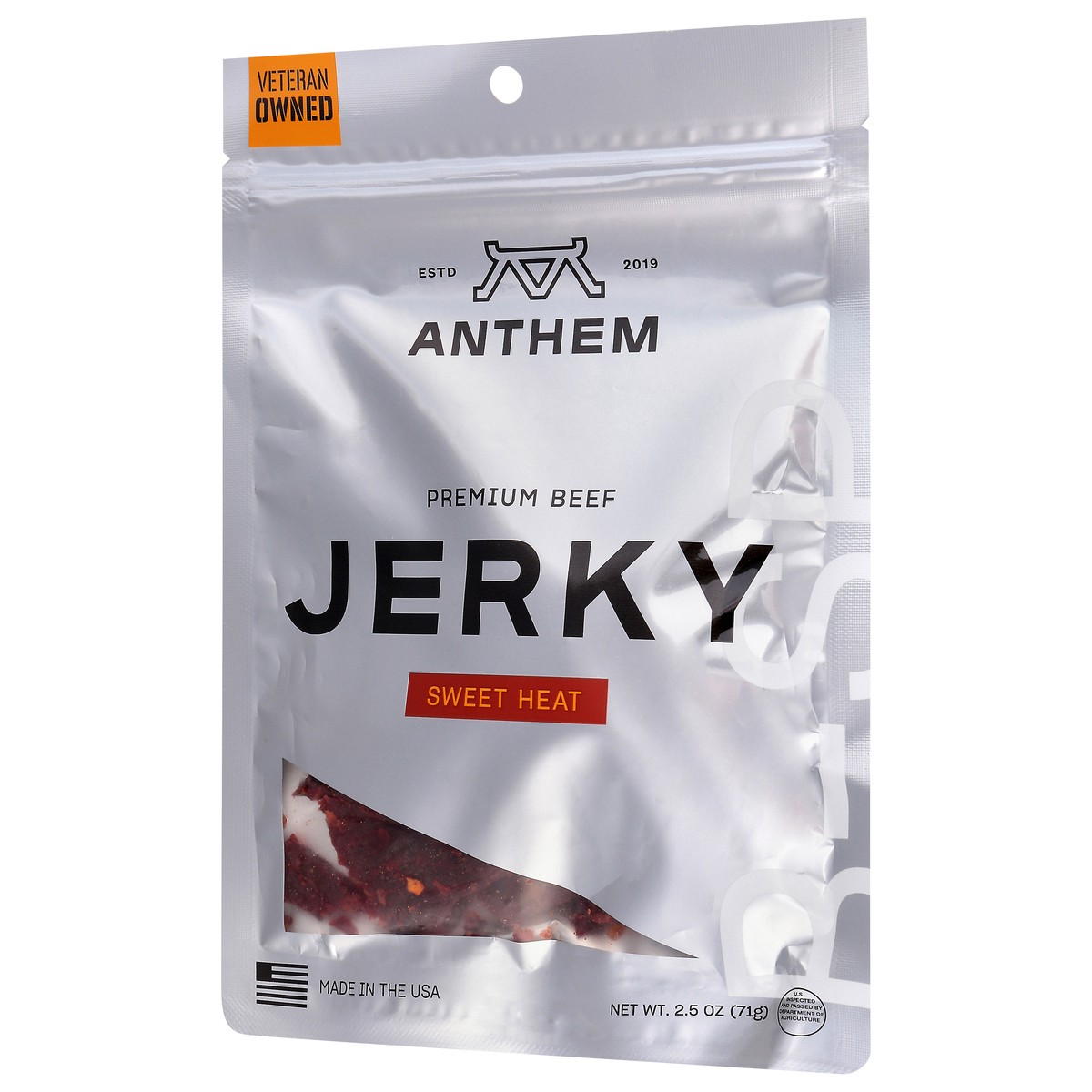 slide 2 of 4, Anthem Beef Jerky Sweet Heat 2.5oz - 2.5 OZ, 2.5 oz