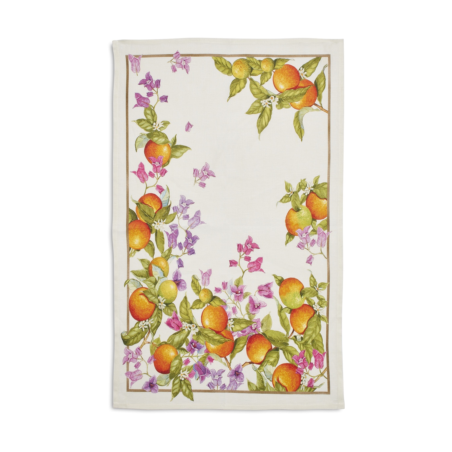 slide 1 of 1, Sur La Table Orange Linen Kitchen Towel, 28 in x 18 in