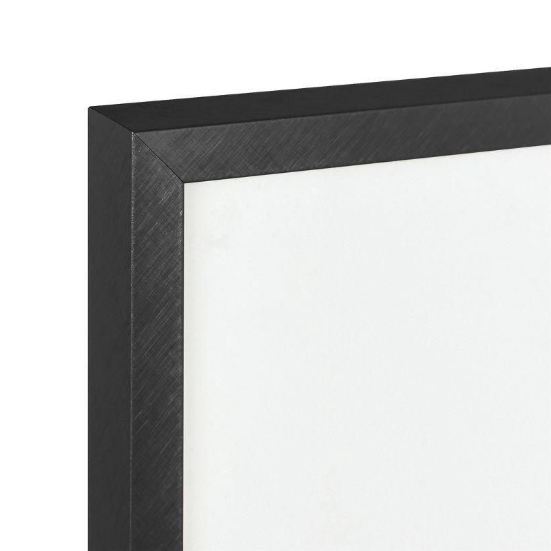 slide 3 of 5, 15.4"x21.4" Matted to 11" x 17" Thin Gallery Matted Wall Frame Black - Threshold™: Modern Aluminum Wall Display, 1 ct