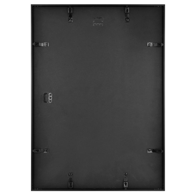 slide 5 of 5, 15.4"x21.4" Matted to 11" x 17" Thin Gallery Matted Wall Frame Black - Threshold™: Modern Aluminum Wall Display, 1 ct