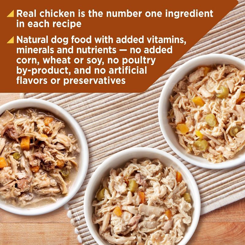 slide 5 of 9, Nature's Recipe Grain-Free Chicken, Beef, Turkey & Lamb Wet Dog Food - 2.75oz/12ct Variety Pack, 2.75 oz, 12 ct