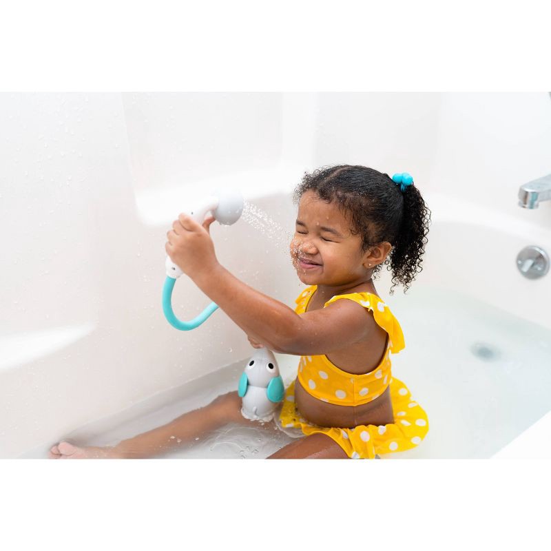 slide 6 of 11, Yookidoo Elephant Baby Shower Bath Toy - Blue/Green, 1 ct