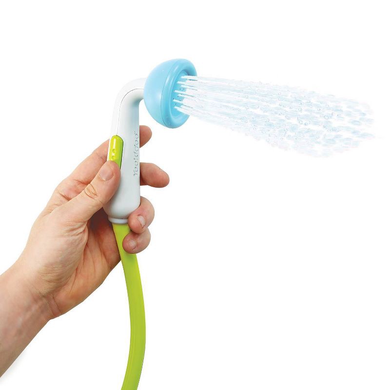 slide 8 of 11, Yookidoo Elephant Baby Shower Bath Toy - Blue/Green, 1 ct