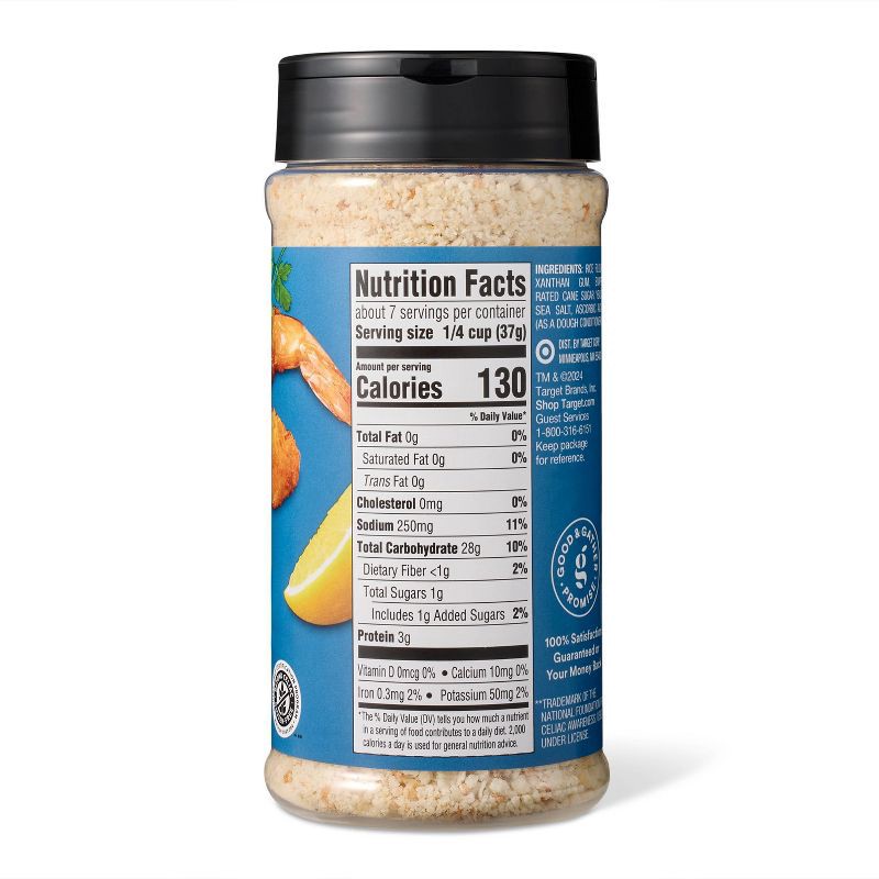 slide 2 of 4, Gluten Free Plain Bread Crumbs - 9oz - Good & Gather™, 9 oz
