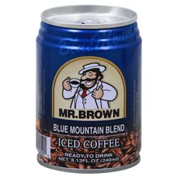 Mr. Brown Blue Mountain Blend Iced Coffee 8.12 fl oz