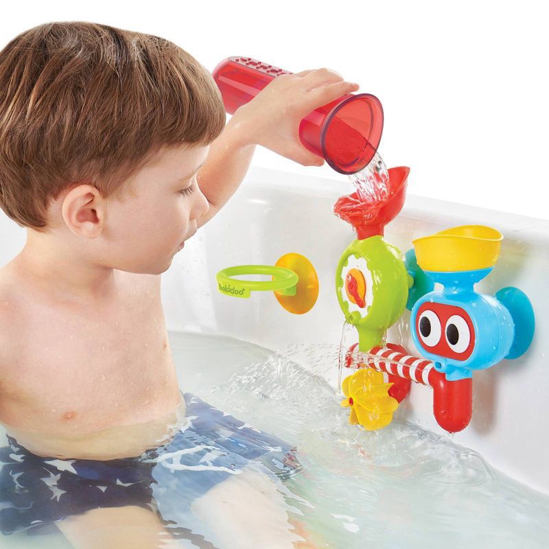slide 3 of 4, Yookidoo Spin 'N' Sprinkle Water Lab Bath Toy, 1 ct