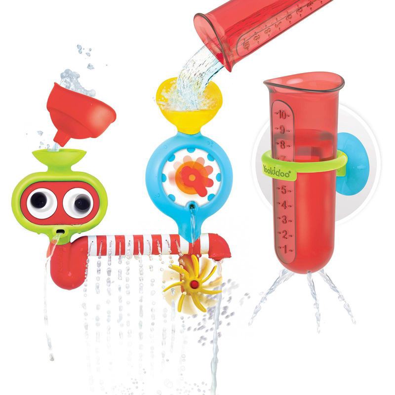 slide 1 of 4, Yookidoo Spin 'N' Sprinkle Water Lab Bath Toy, 1 ct
