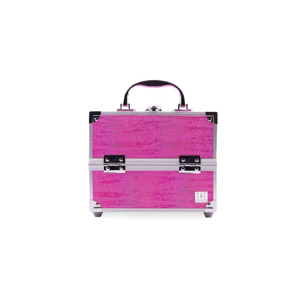 slide 2 of 5, Caboodles Train Case - Holographic Pink, 1 ct