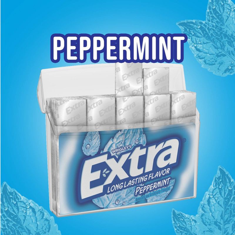 slide 3 of 9, EXTRA Peppermint Sugar free Gum - 35 Stick Pack, 1 ct