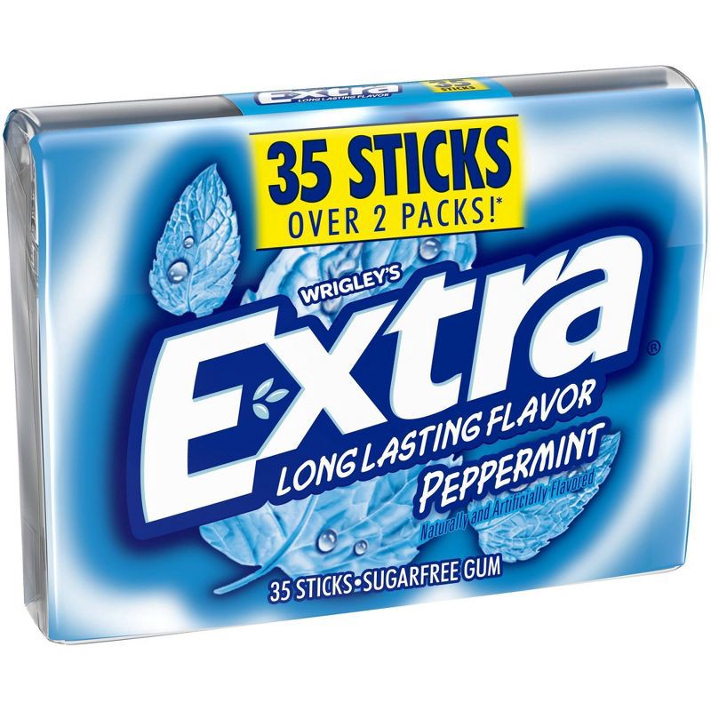 slide 8 of 9, EXTRA Peppermint Sugar free Gum - 35 Stick Pack, 1 ct