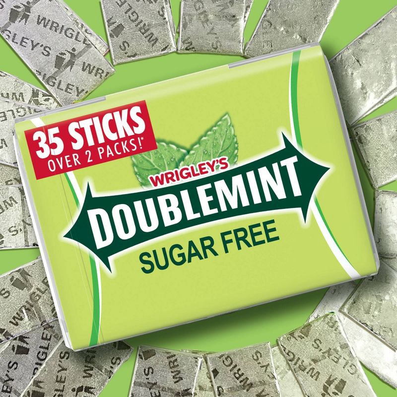 slide 2 of 5, Doublemint 35 Sugar Free Mega Pack Gum - 4.7oz, 4.7 oz