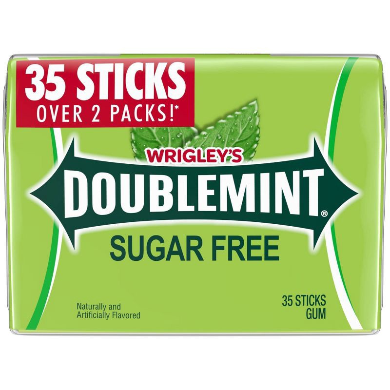 slide 1 of 5, Doublemint 35 Sugar Free Mega Pack Gum - 4.7oz, 4.7 oz