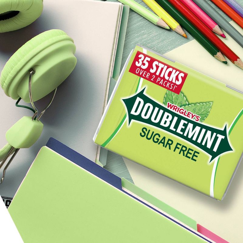 slide 4 of 5, Doublemint 35 Sugar Free Mega Pack Gum - 4.7oz, 4.7 oz