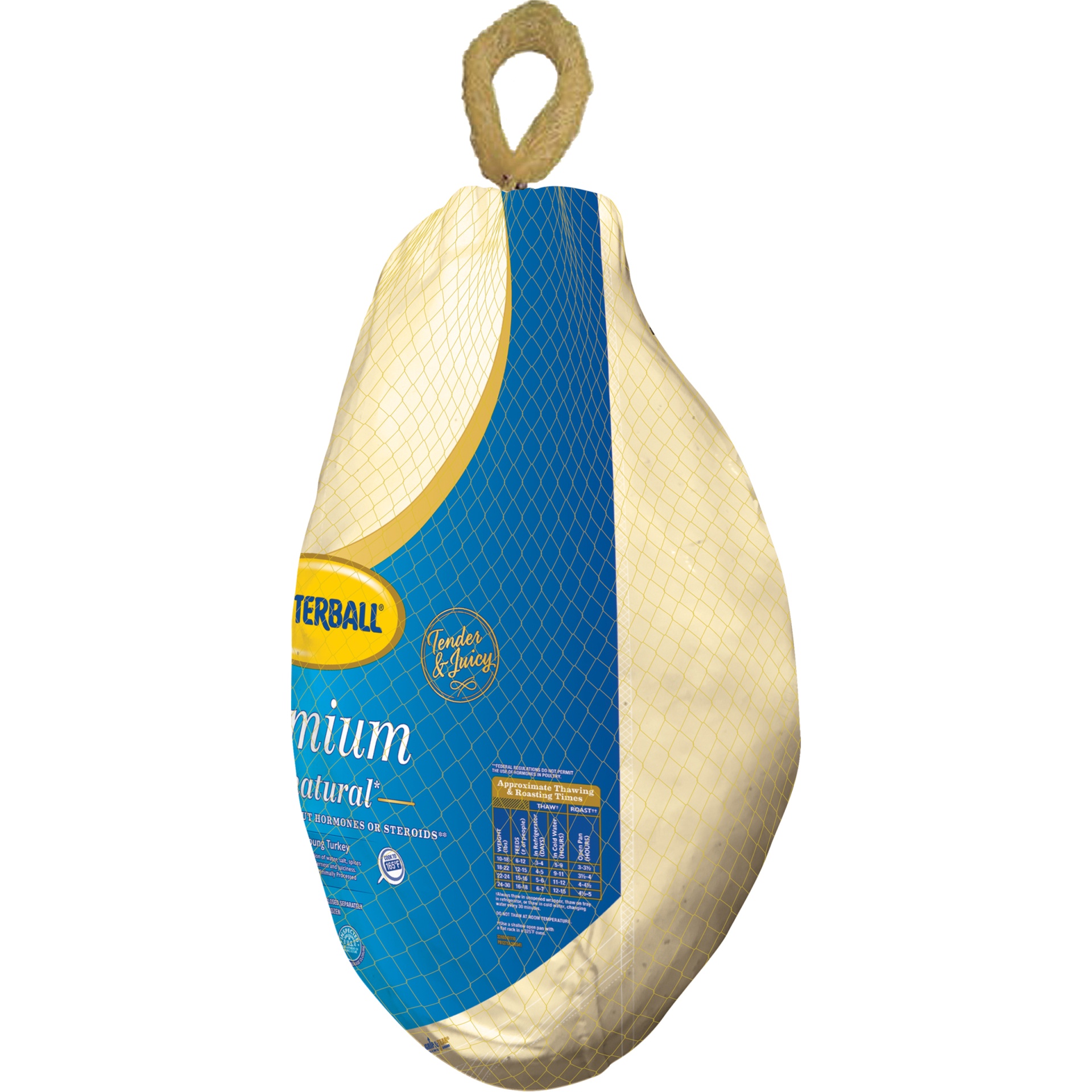 slide 2 of 8, Butterball All Natural Premium Young Turkey (24-26 Lb), per lb