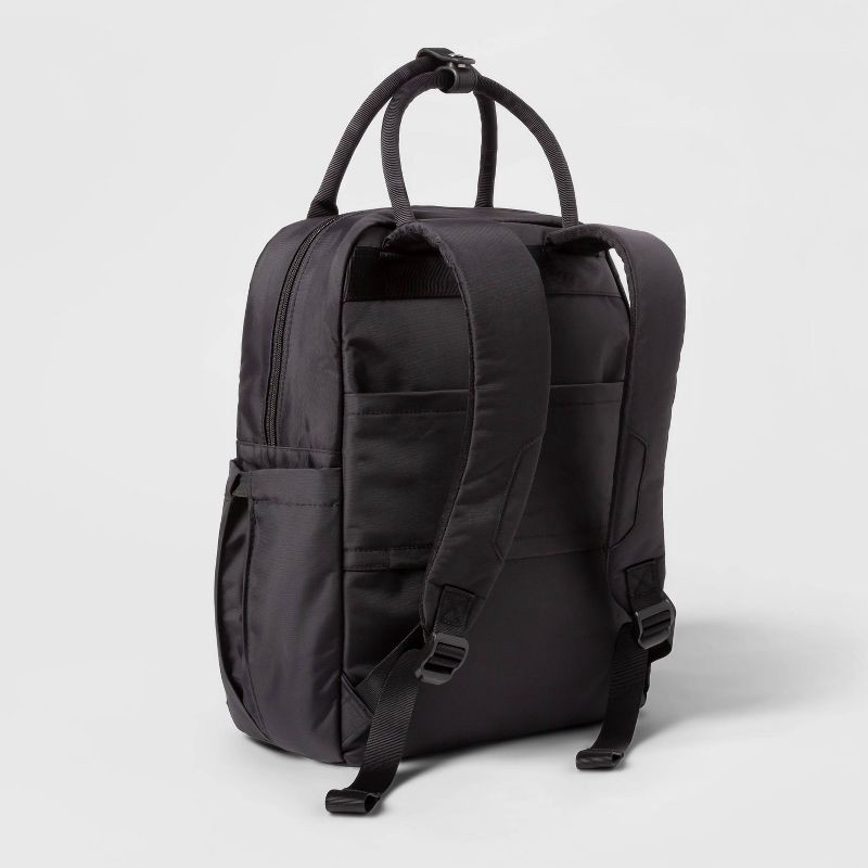 slide 2 of 7, Signature 16" Commuter Backpack Black - Open Story™, 1 ct