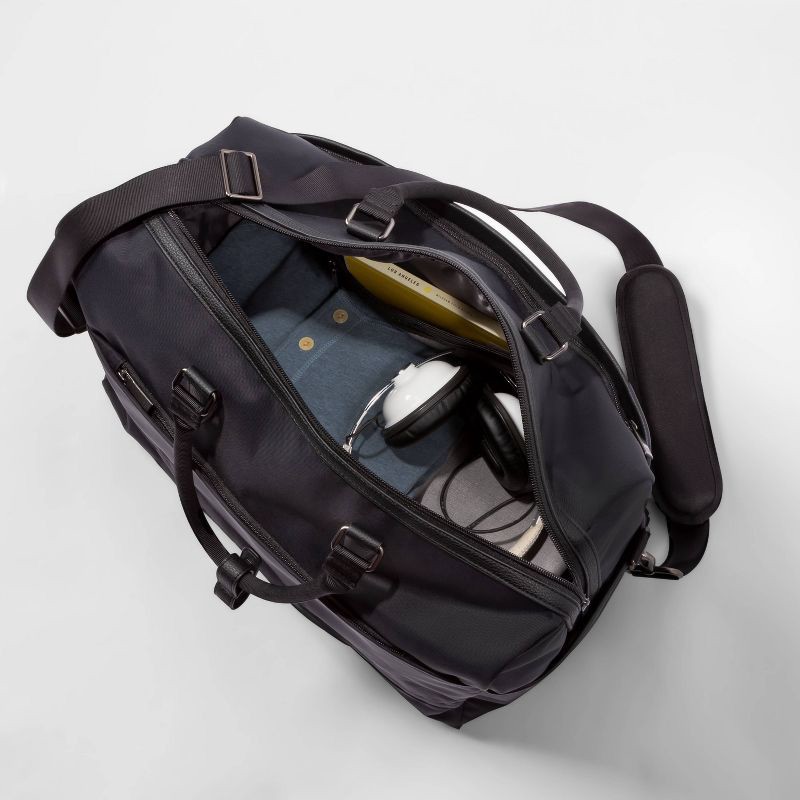 slide 5 of 9, Signature Weekender Bag Black - Open Story™, 1 ct