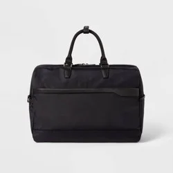 Signature Weekender Bag Black - Open Story™: Structured Travel Luggage