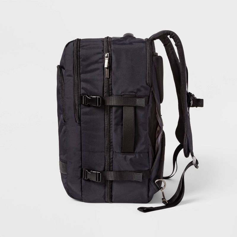 slide 9 of 11, Signature Traveler Backpack Black - Open Story™, 1 ct