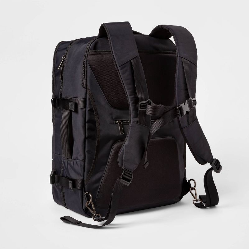 slide 10 of 11, Signature Traveler Backpack Black - Open Story™, 1 ct