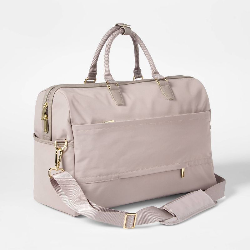 slide 4 of 9, Signature Weekender Bag Taupe - Open Story™, 1 ct