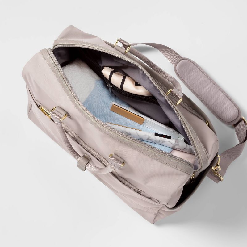 slide 6 of 9, Signature Weekender Bag Taupe - Open Story™, 1 ct