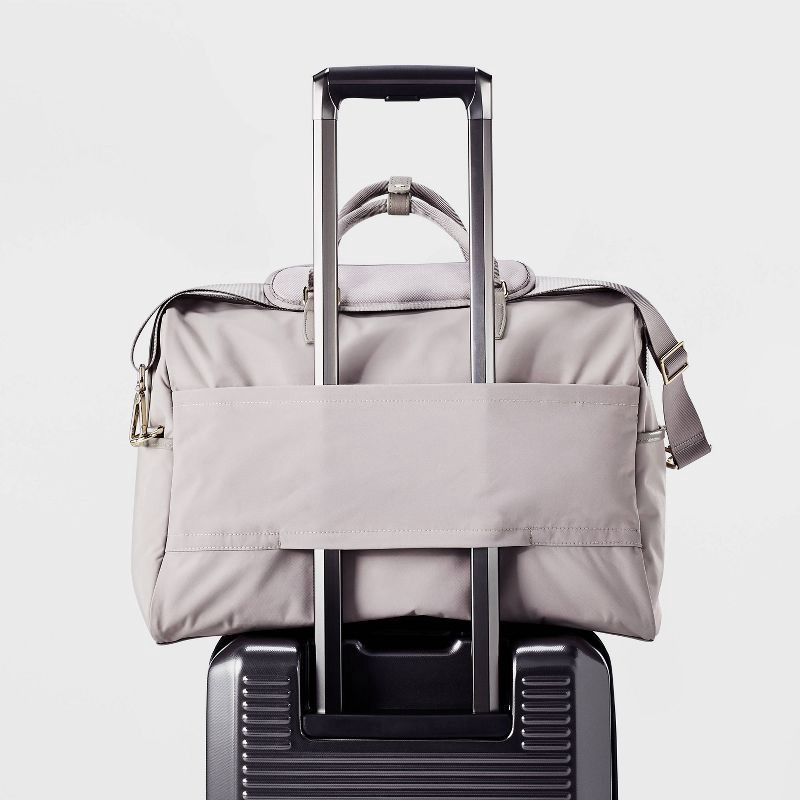slide 9 of 9, Signature Weekender Bag Taupe - Open Story™, 1 ct