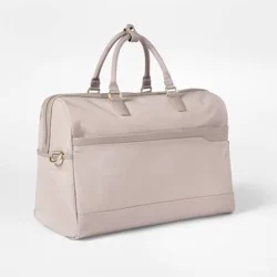 Signature Weekender Bag Taupe - Open Story™: Structured Carry-On Luggage