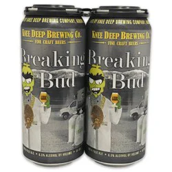 Knee Deep Brewing Co. Knee Deep Breaking Bud IPA Beer - 4pk/16 fl oz Cans