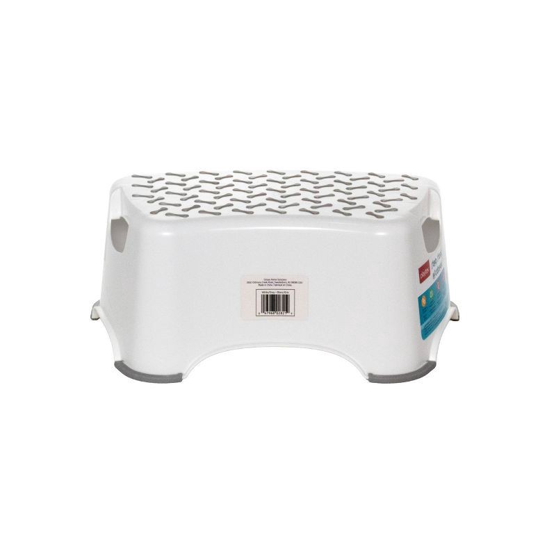 slide 3 of 8, Playtex Surefoot Single Step Stool - White, 1 ct