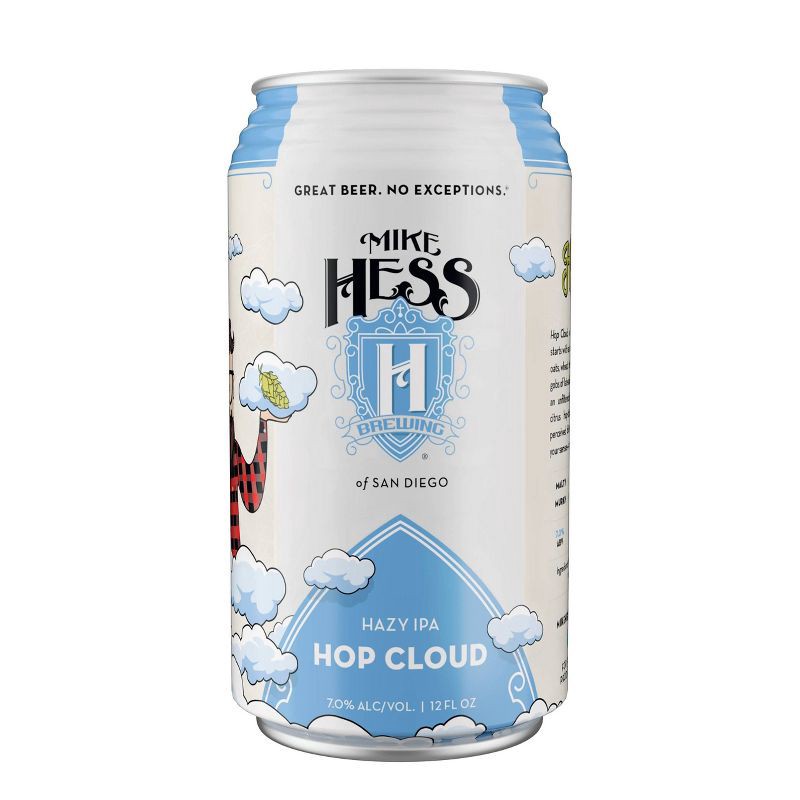 slide 2 of 2, Mike Hess Brewing Mike Hess Hop Cloud Hazy IPA Beer - 6pk/12 fl oz Cans, 6 ct; 12 fl oz