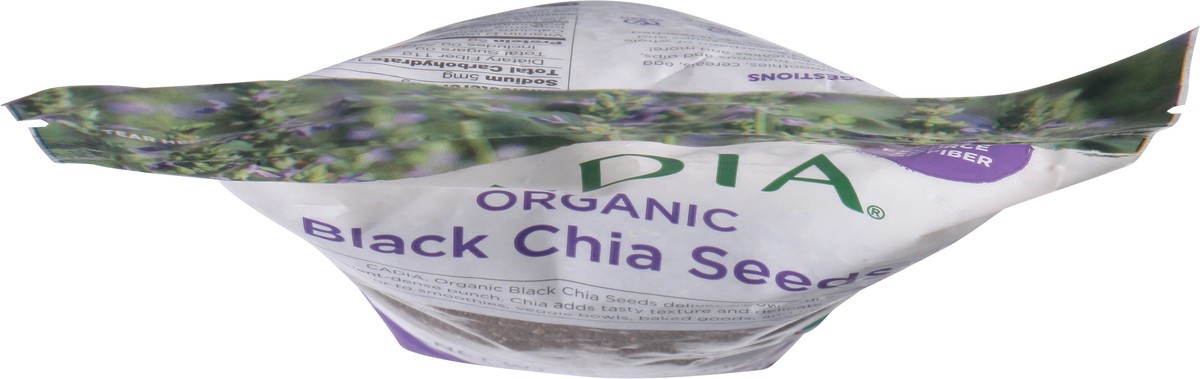 slide 9 of 9, Cadia Organic Black Chia Seeds 12 oz, 12 oz