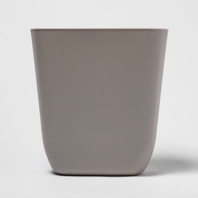 slide 1 of 1, 3gal Open Vanity Trash Can Gray - Room Essentials, 3 gal