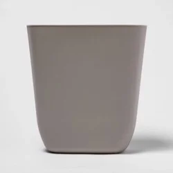 3gal Open Vanity Trash Can Gray - Room Essentials