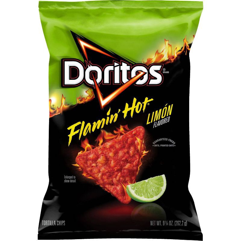 slide 1 of 5, Doritos Flamin Hot Limon Chips - 9.25oz, 9.25 oz