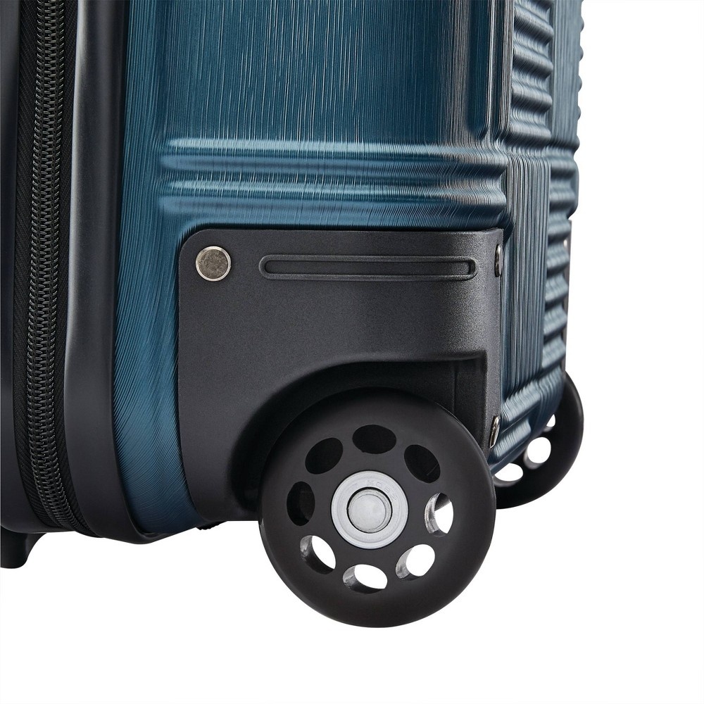 slide 9 of 10, American Tourister Underseat Hardside Carry On Suitcase - Deep Teal Checkered, 1 ct