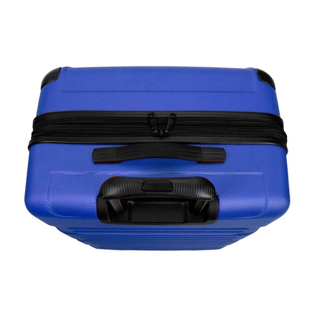 slide 7 of 11, Skyline Hardside Carry On Spinner Suitcase - Blue, 1 ct