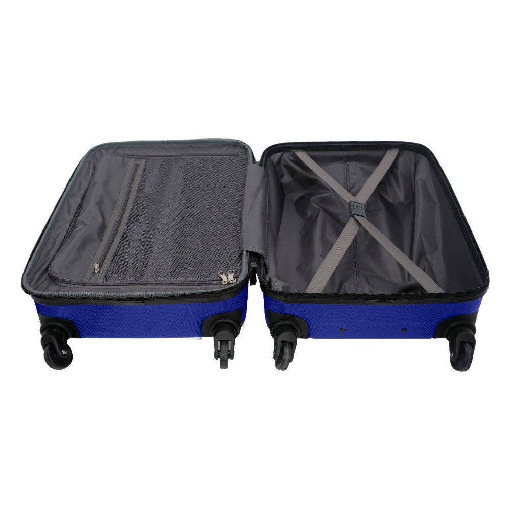 slide 2 of 11, Skyline Hardside Carry On Spinner Suitcase - Blue, 1 ct