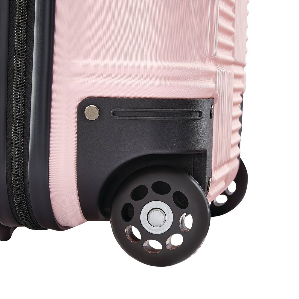 slide 9 of 10, American Tourister Underseat Hardside Carry On Suitcase - Pink Checkered, 1 ct