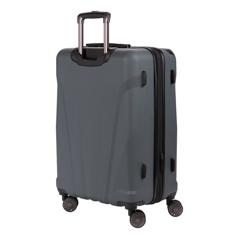 slide 11 of 12, SWISSGEAR Cascade Hardside Medium Checked Suitcase - Dark Gray, 1 ct