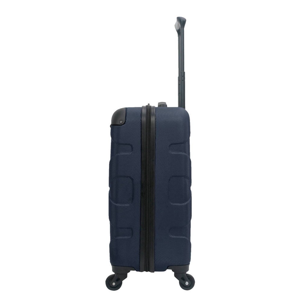 slide 3 of 8, Skyline Hardside Carry On Spinner Suitcase - Navy, 1 ct