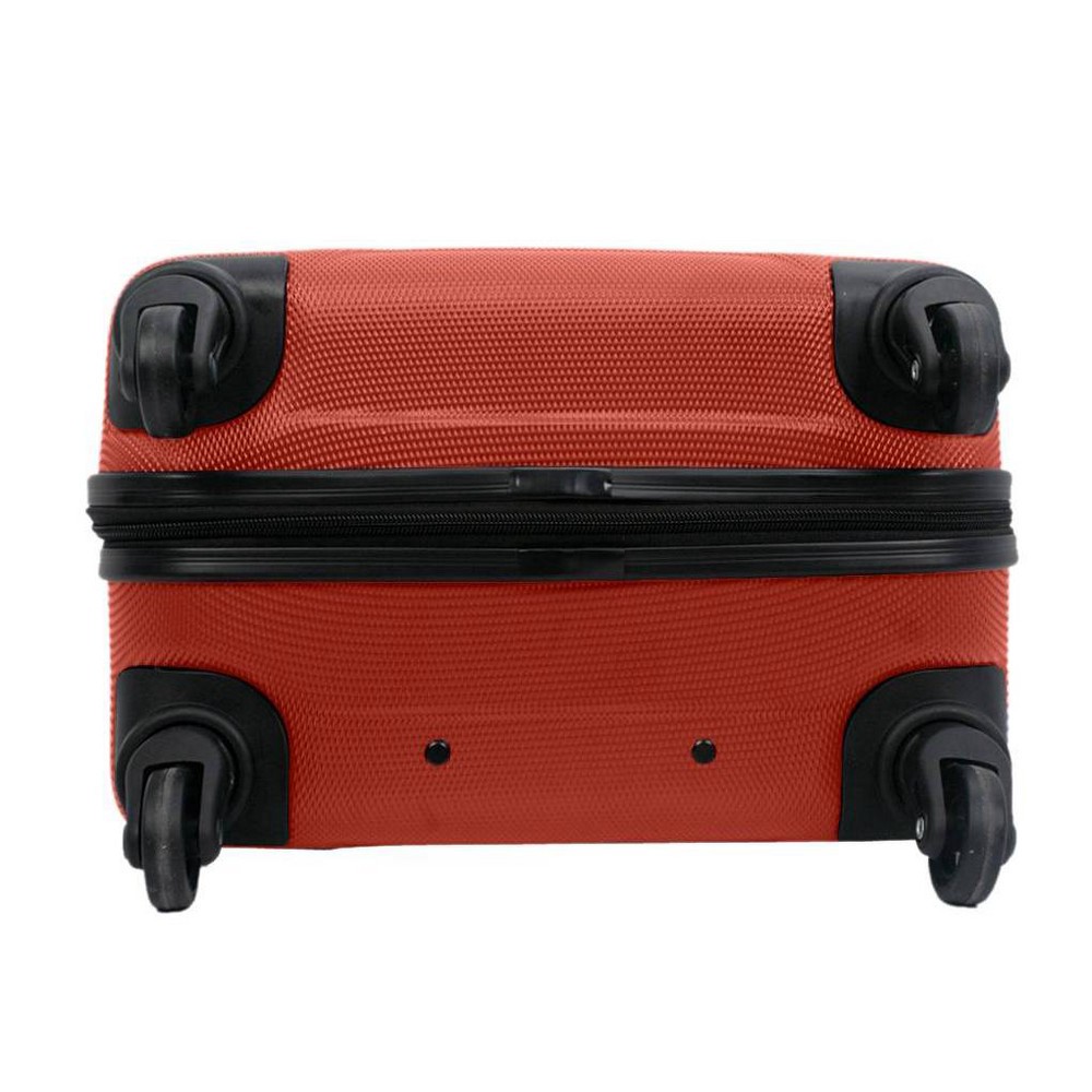 slide 8 of 10, Skyline Hardside Carry On Spinner Suitcase - Orange, 1 ct