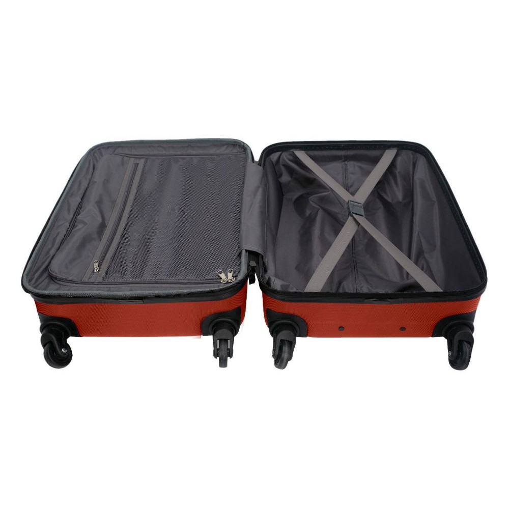 slide 10 of 10, Skyline Hardside Carry On Spinner Suitcase - Orange, 1 ct