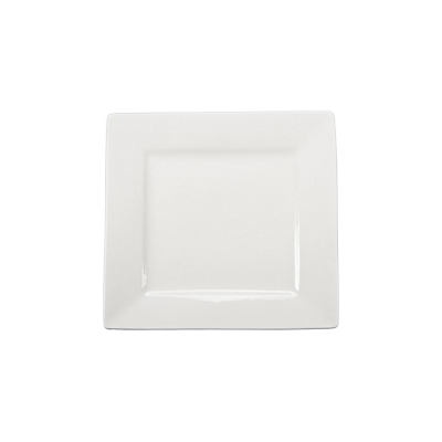 slide 1 of 1, BIA Cordon Bleu Square Plate - 10 Inch - White, 10 in